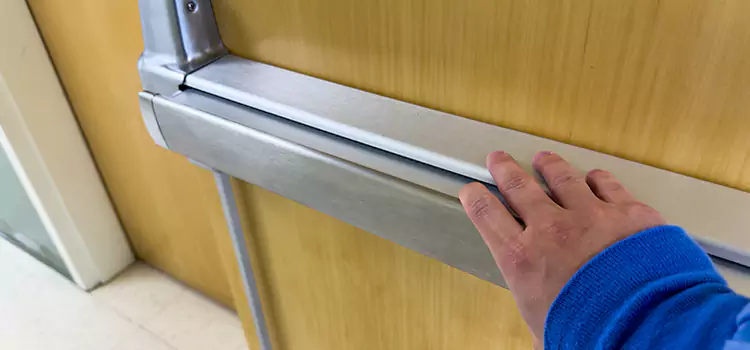 Installing a Push Bar on a Door Dartmouth